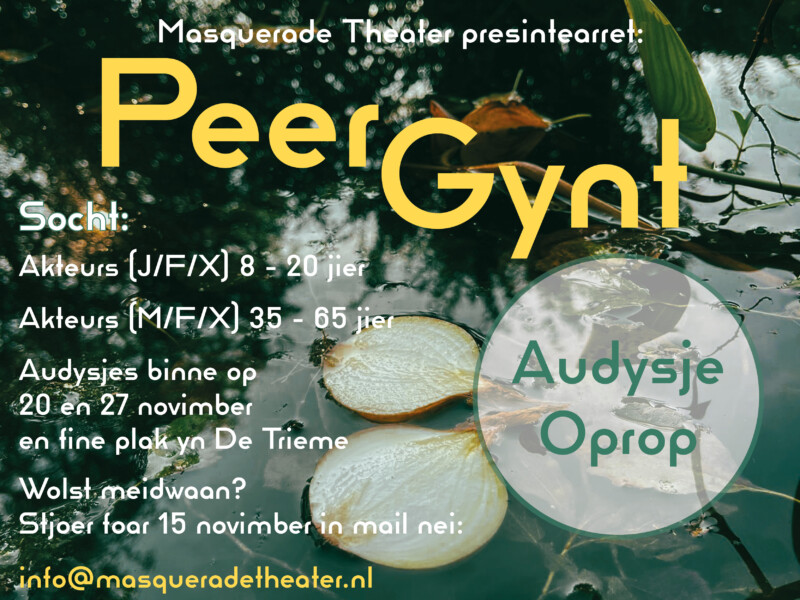 Peer Gynt Auditie oproep 7